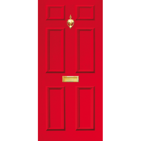 Door Decal - Dementia Friendly with Letterbox and Knocker